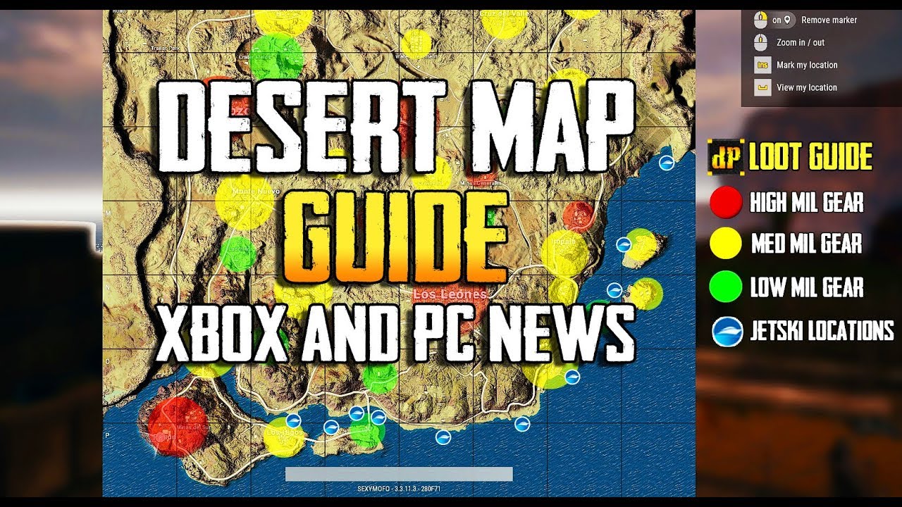PUBG: DESERT MAP GUIDE! MIRAMAR GUIDE! XBOX & PC NEWS! TRAINING GROUNDS EPISODE 10
