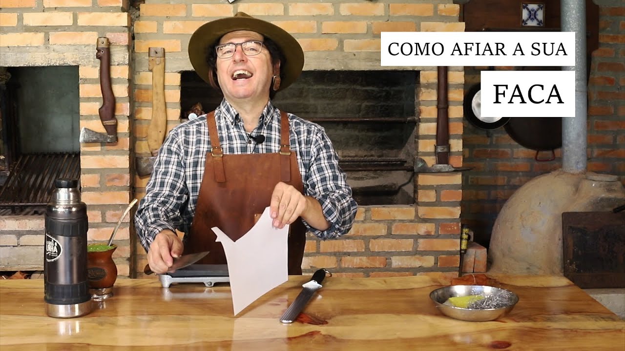 COMO AFIAR A SUA FACA | HOW TO SHARPEN YOUR KNIFE