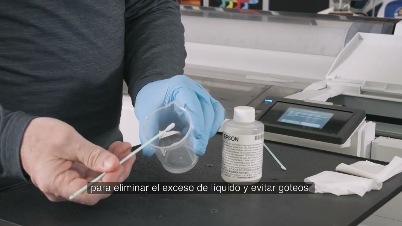 Cómo Realizar la Limpieza del Sistema de Succión en Epson G6070