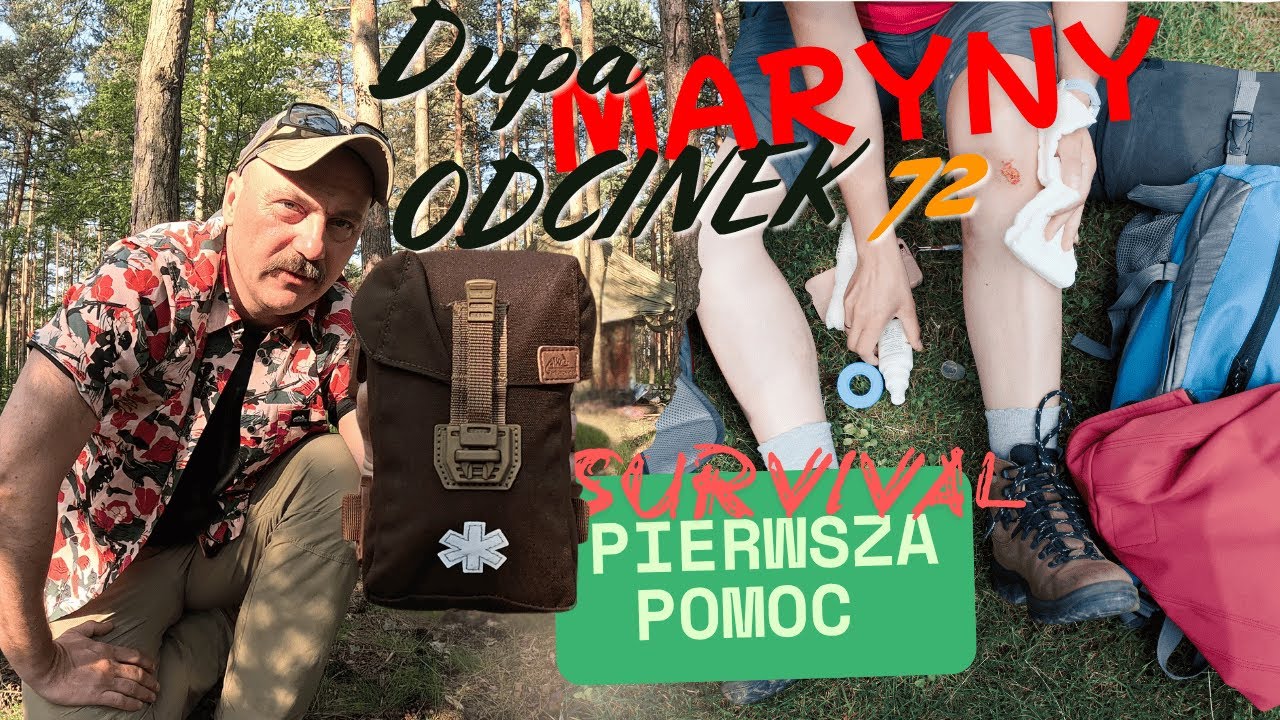 Odc 72 Pierwsza pomoc w survivalu / otdoorze - apteczki 💩 🕷️