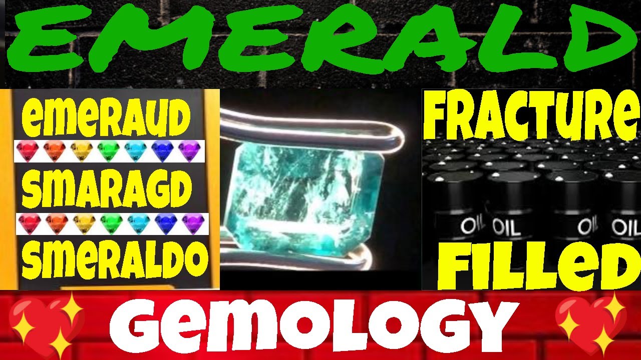 Fracture-Filled Emerald Under the Microscope for Gemology