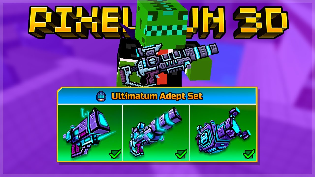 ULTIMATUM SET RETURNED IN THIS TRADERS VAN (Pixel Gun 3D)