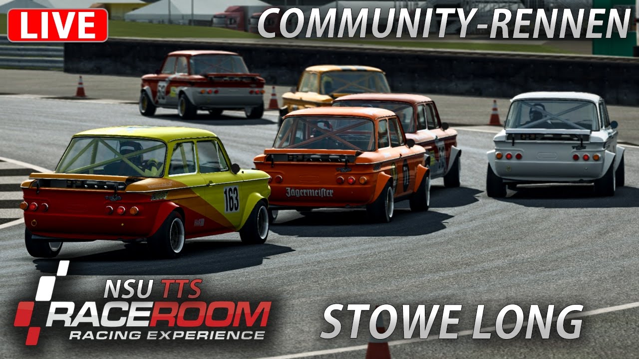 Community-Rennen 22 - RaceRoom - LIVE [HD] [GER] NSU TTS @ Stowe Long