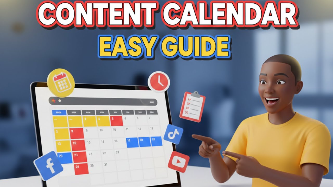 The Easiest Way to Plan Your Content Like a Pro | Content Calendar Tutorial