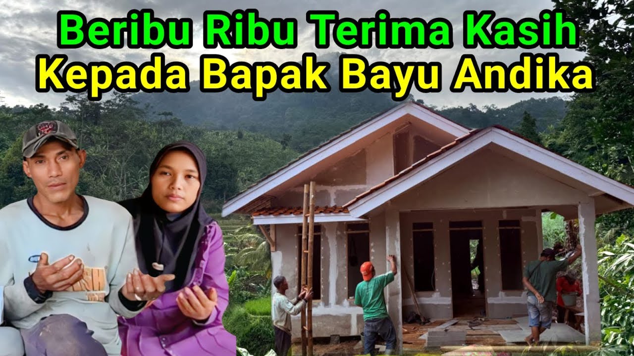 Menuju Finishing Bedah Rumah Ibu Noneng Di Guyur Hujan Pemasangan Plafon Sedang Di Kerjakan