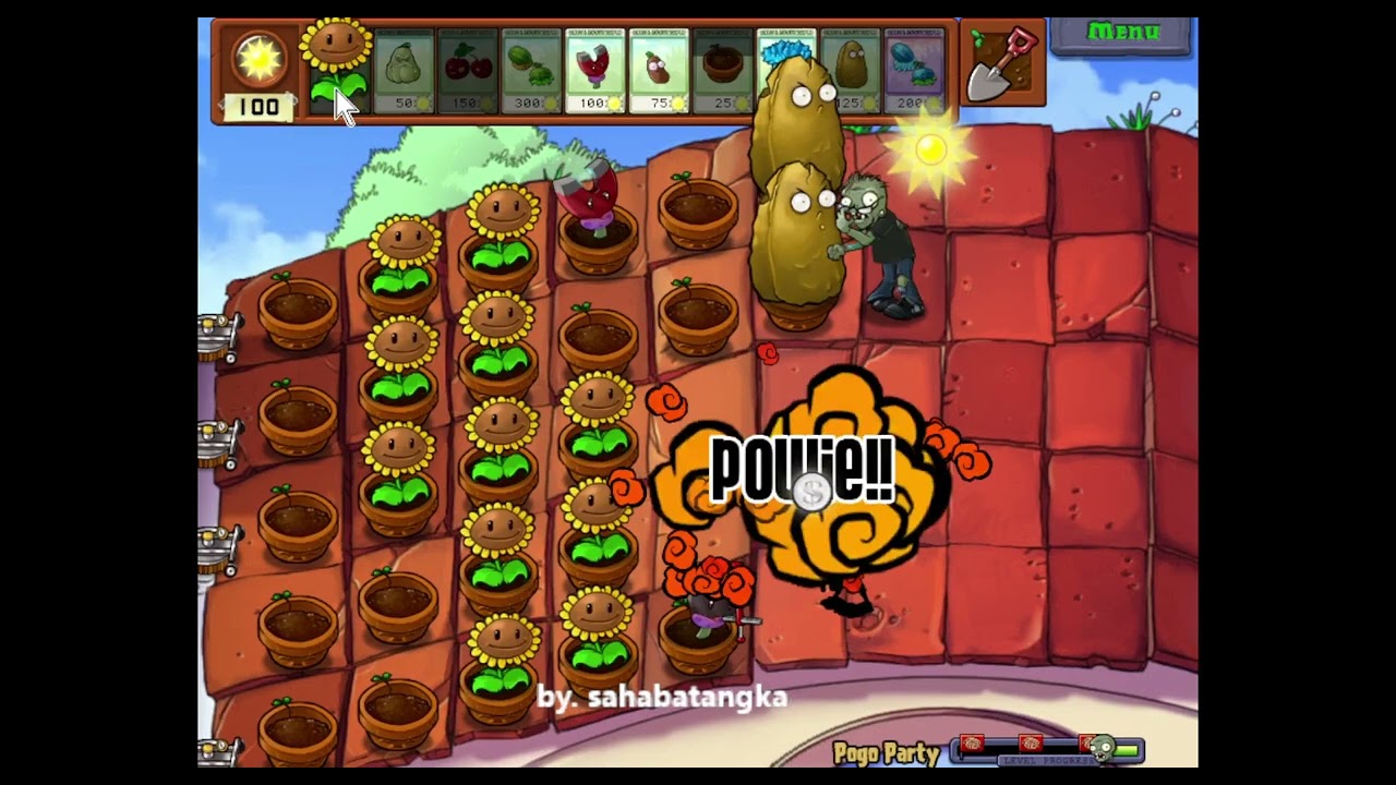 Pogo Party Plants Vs Zombies