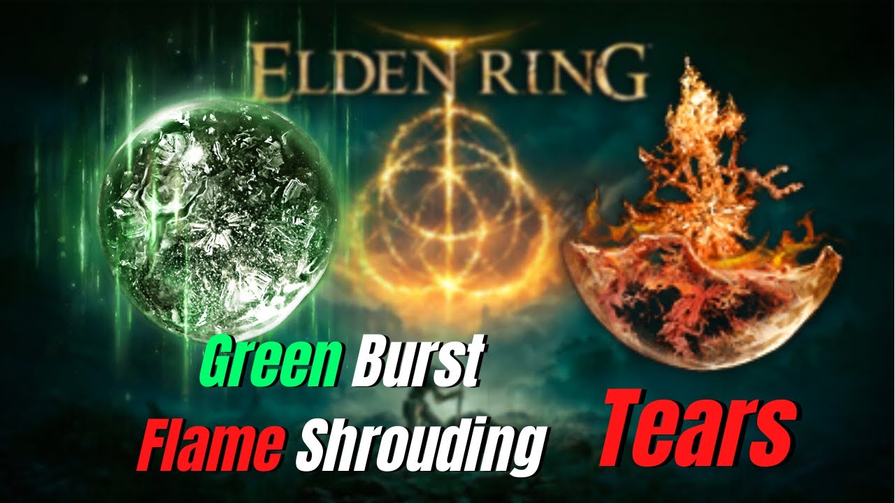Greenburst Crystal Tear & Flame Shrouding Cracked Tear Location | Elden RIng Guide