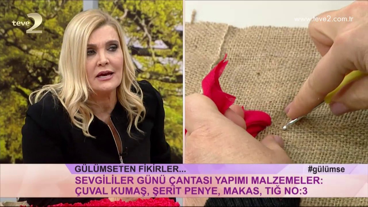 Derya Baykal'la Gülümse: Sevgililer Günü Çantası ve Şerit Penye ile Kalp Yapımı