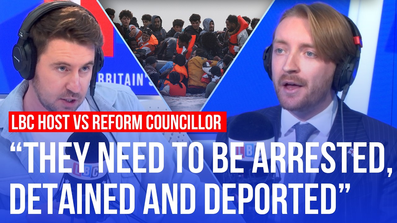 'Migrants have more rights than Brits!' Reform councillor doubles down on Farage's claim | LBC
