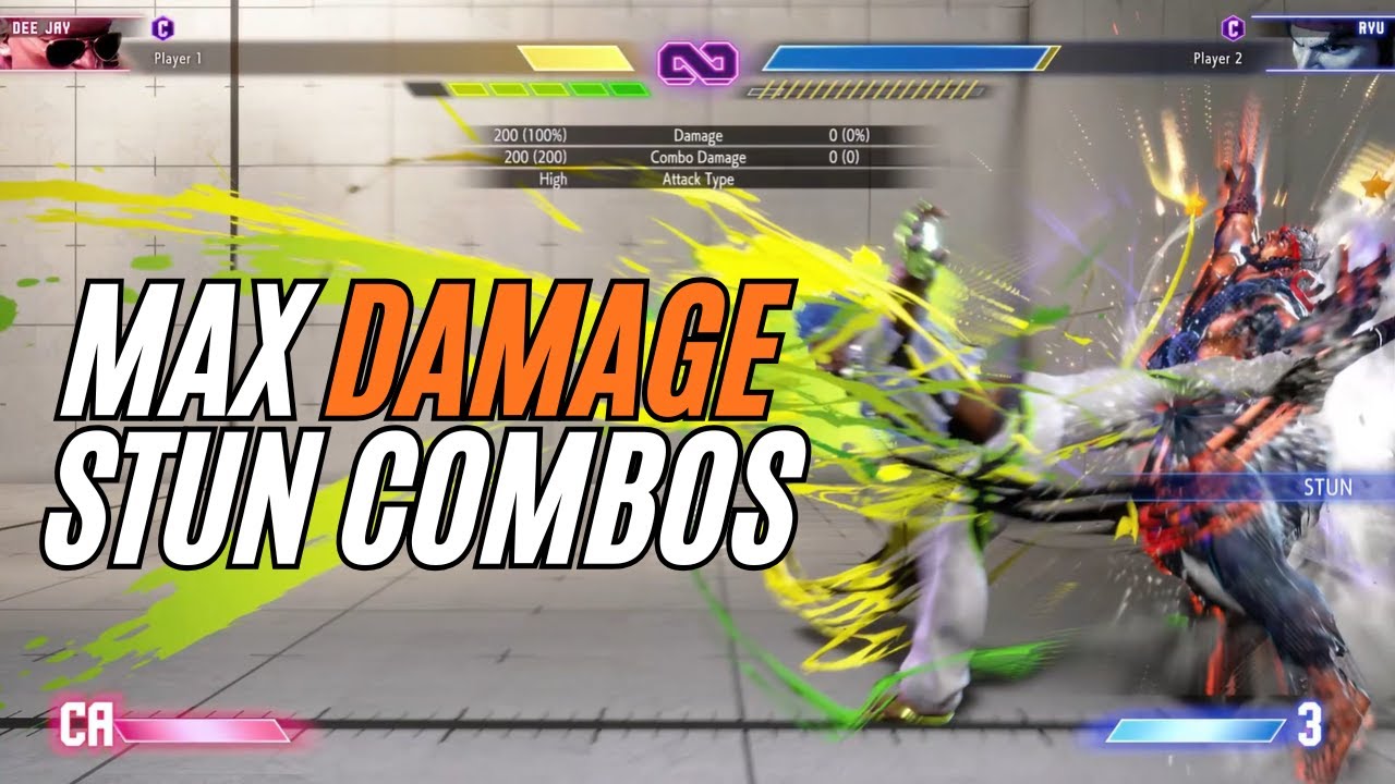 Pratice and Master SF6 Deejay Stun Combos