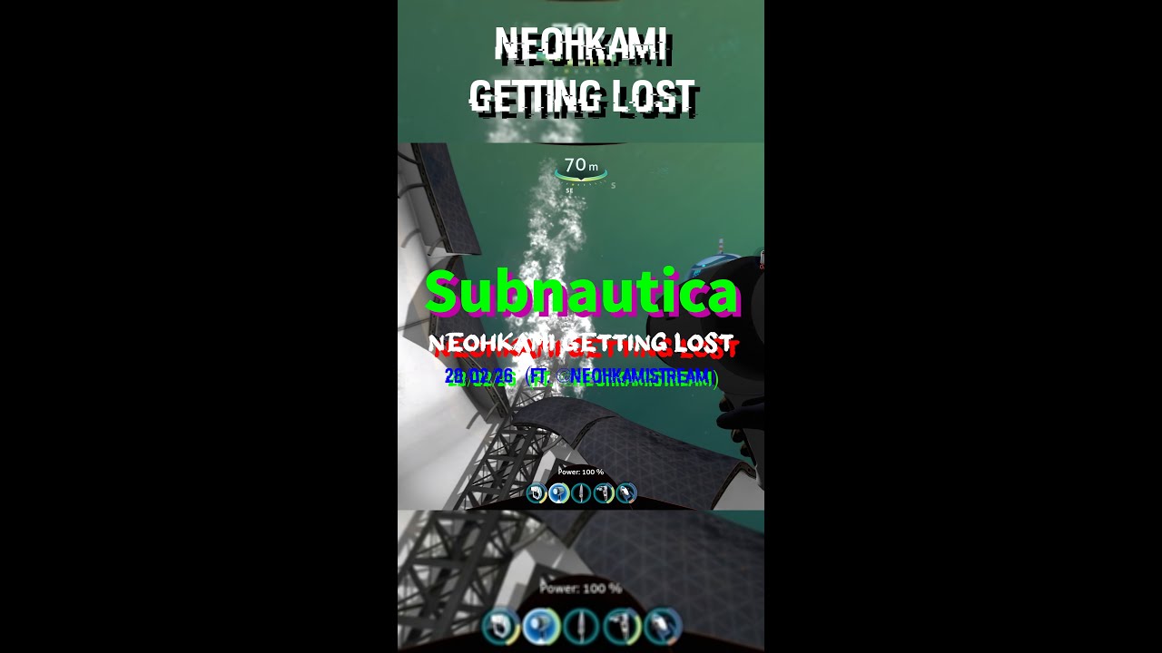 Subnautica - #2 - Neohkami getting lost - Funny 4K short (ft. @NeohkamiSTREAM)