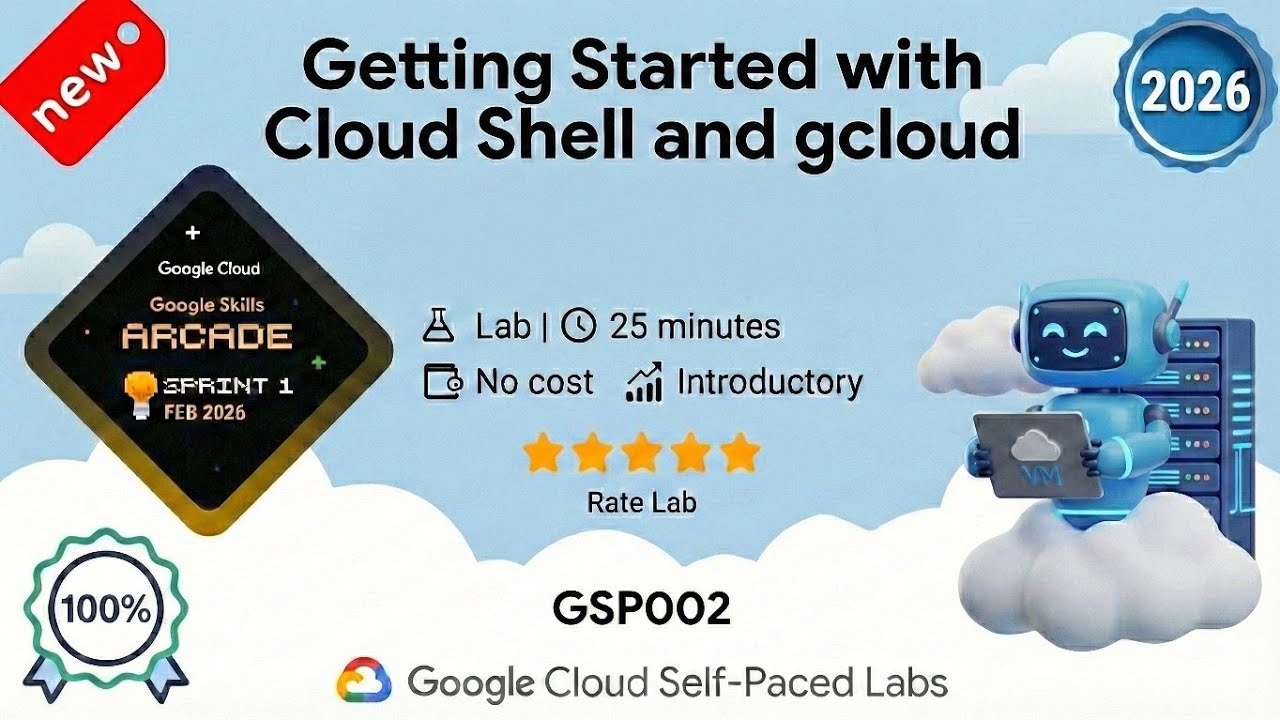 Getting Started with Cloud Shell and gcloud | GSP002 | Arcade 2026