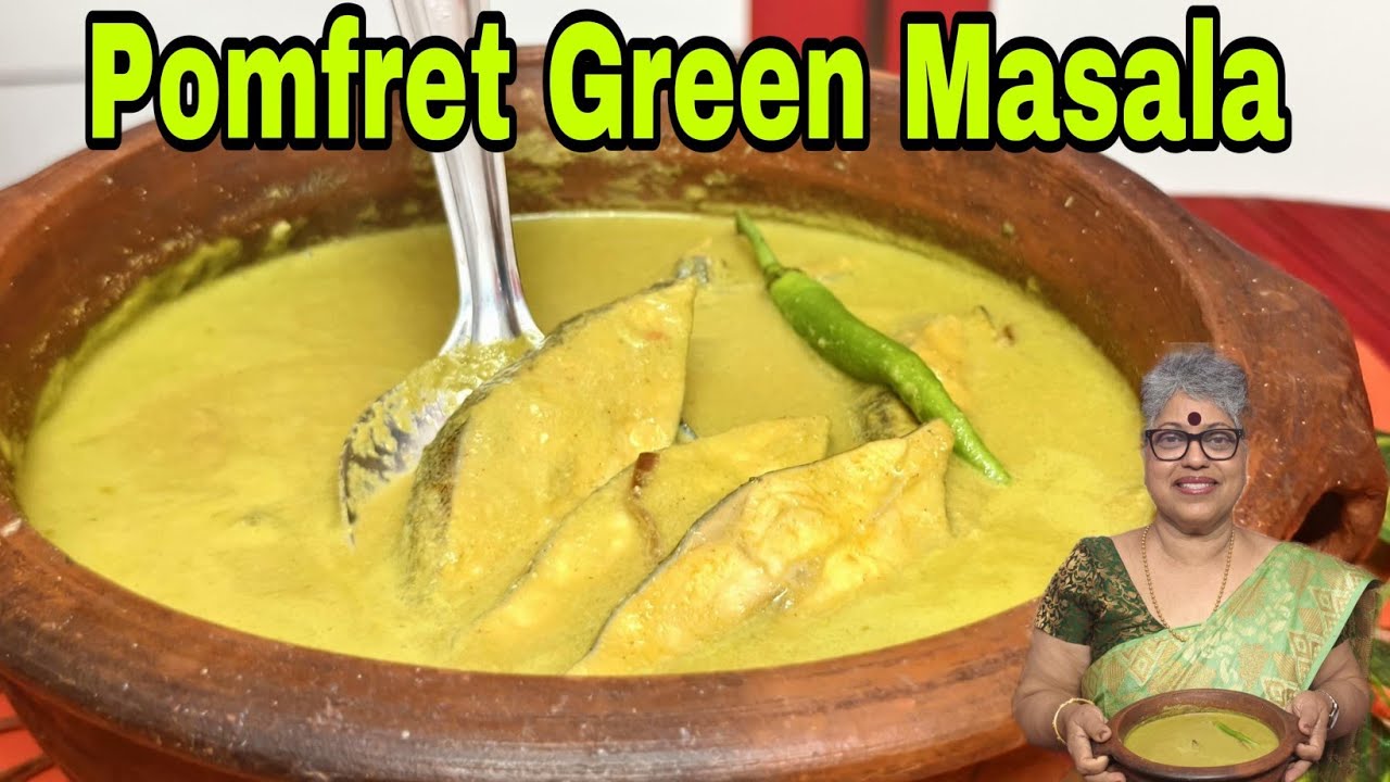 Pomfret green masala, very healthy and tasty a must try recipe