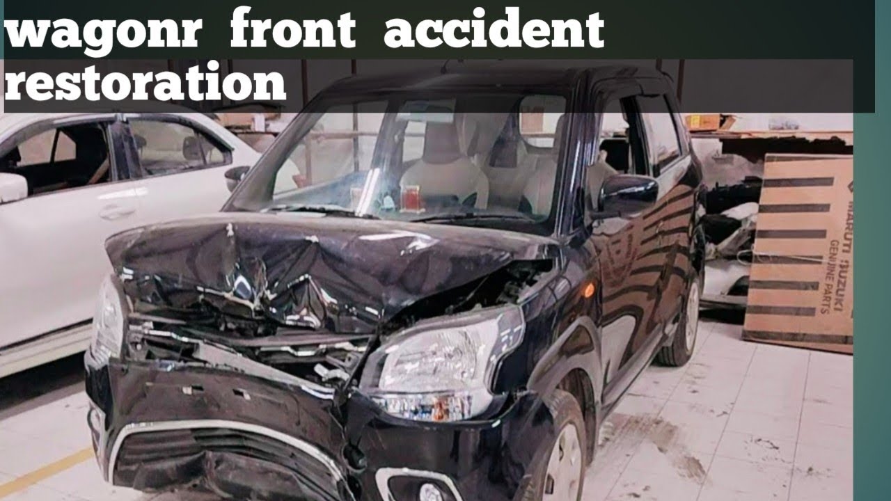 Wagonr front accident restoration#assamese #automobile #viral #dentersusant