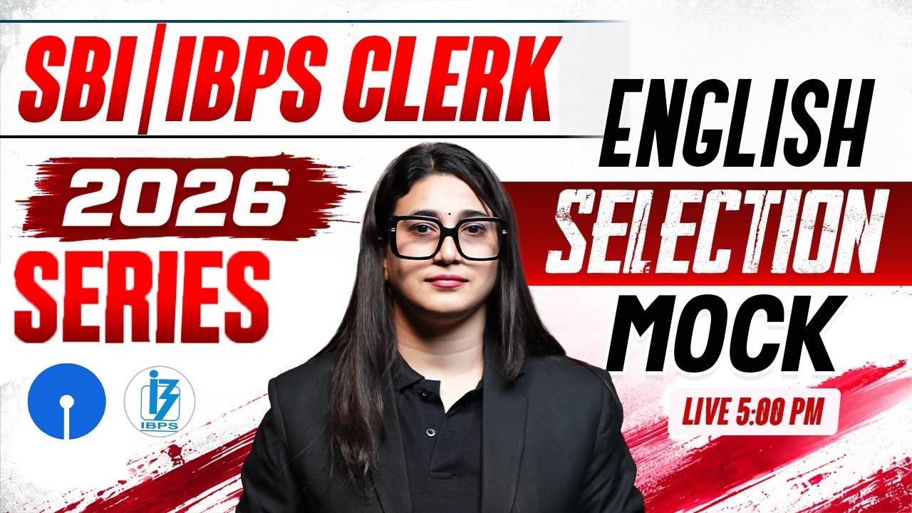 IBPS/SBI Clerk 2026 English Selection Mock 🔥 | Most Important Questions | by Rubaika Ma'am