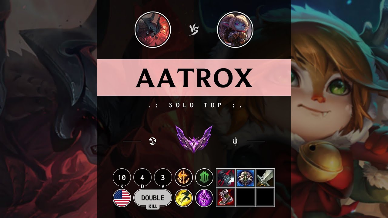 Aatrox Top vs Poppy - NA Master Patch 14.10