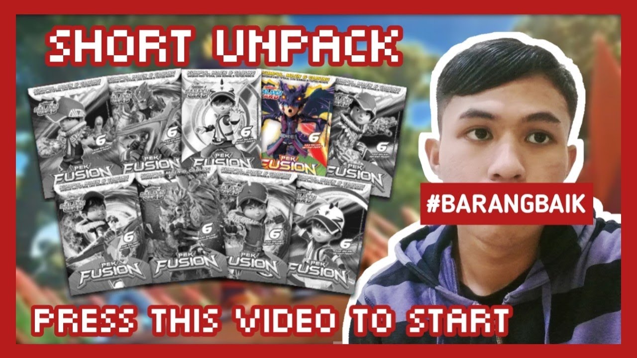 Unpack Boboiboy Galaxy Card Pek FUSION 2/9 | #BARANGBAIK