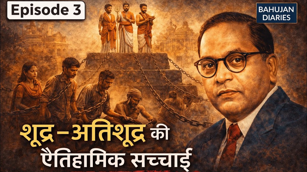 Episode 3 शूद्र–अतिशूद्र की ऐतिहासिक सच्चाई | इतिहास जो छुपा दिया गया @ Bahujan Diaries KG