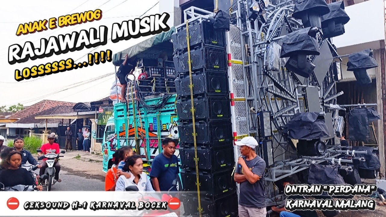 JOSJIS! Ceksound RAJAWALI Musik Surabaya Langsung Di Gass H-1 Karnaval Bocek Karlos Malang