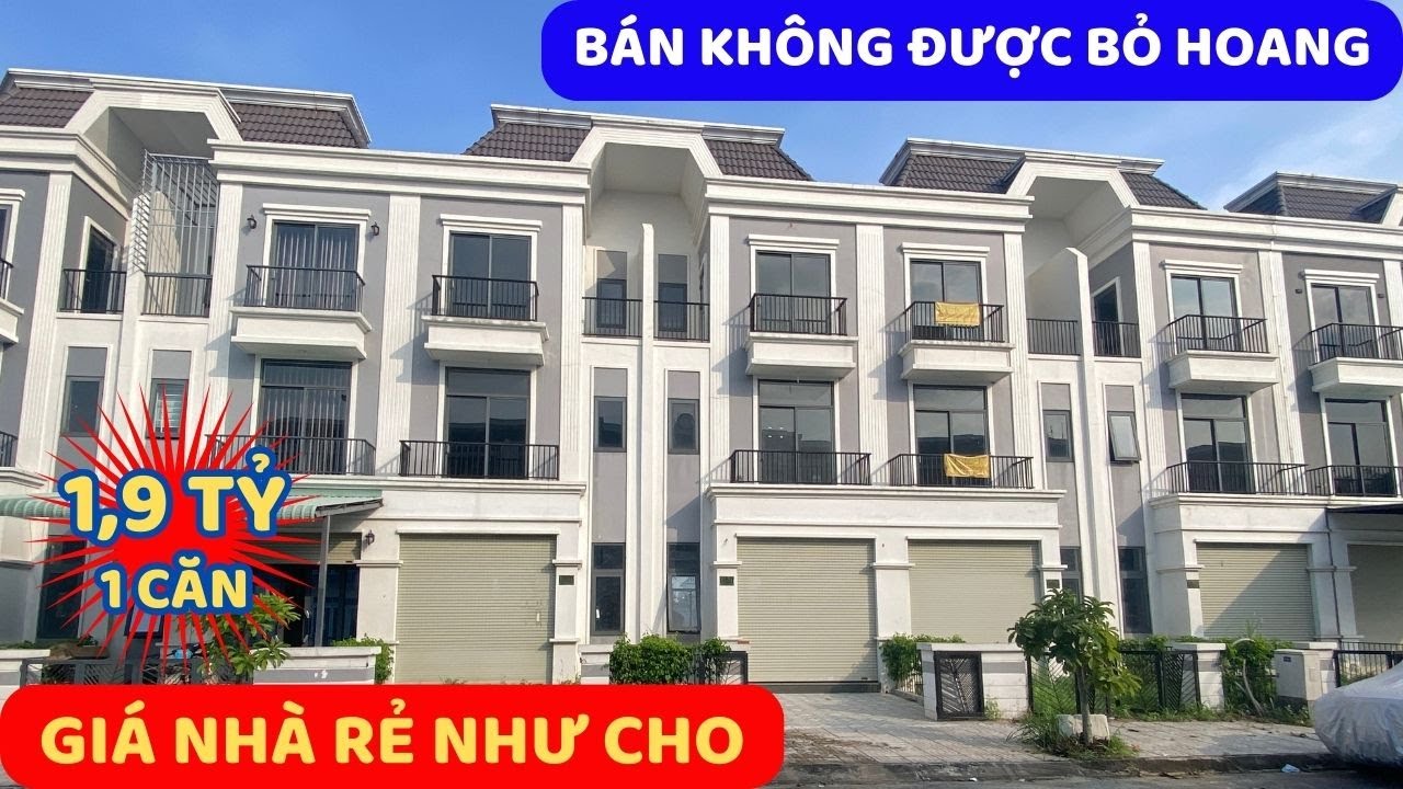 BẬT NGỬA vì vô số căn nhà ở đây chỉ 1TỶ9 CĂN CHƯA TRẢ GIÁ cách Sài Gòn 16km.