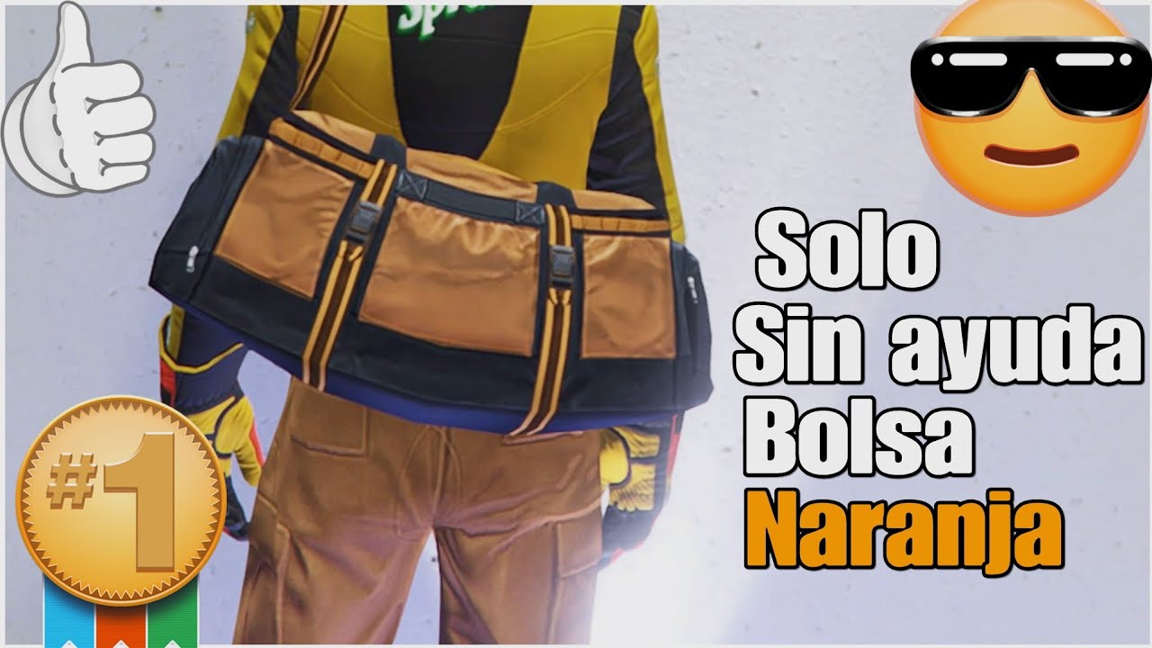 Bolsa de atracos Naranja y Negr0 Sólo Sin ayuda #gtavonline