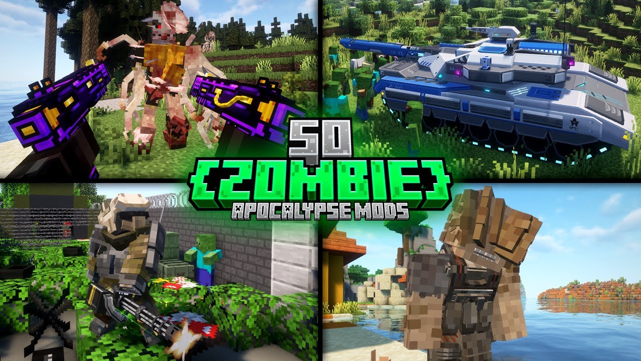 50 Best Minecraft Zombie Apocalypse Mods (2025)