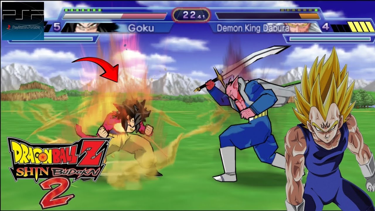 Dragonball Z : Shin Budokai 2 _ PSP HD Gameplay ( PPSSPP ) 