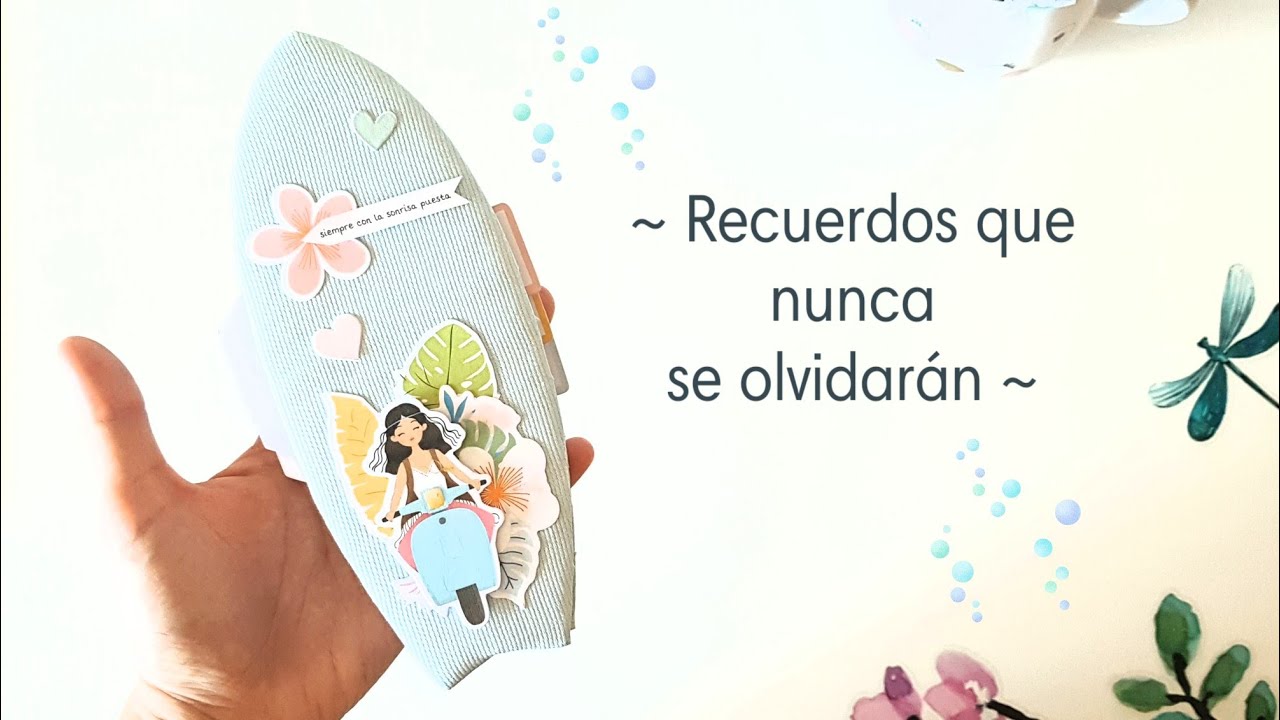 DIY ¡ÁLBUM SURFERO! 🏄‍♀️ scrap. Bali. Lora bailora.