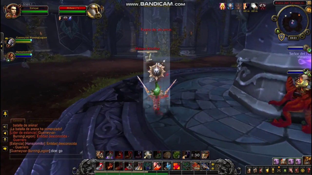 BFA Warrior fury PvP  3vs3 Arena - WoW 8.0
