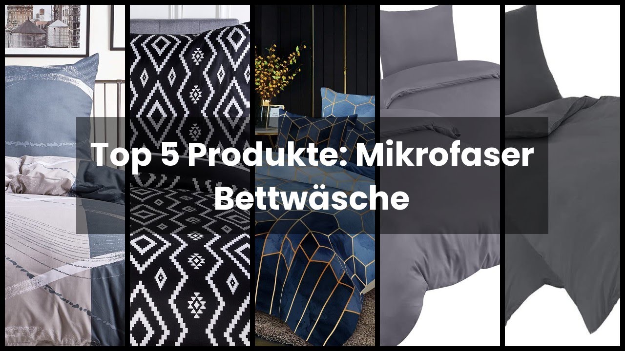 Microfaser bettw&auml;sche: Top 5 Produkte: Mikrofaser Bettw&auml;sche