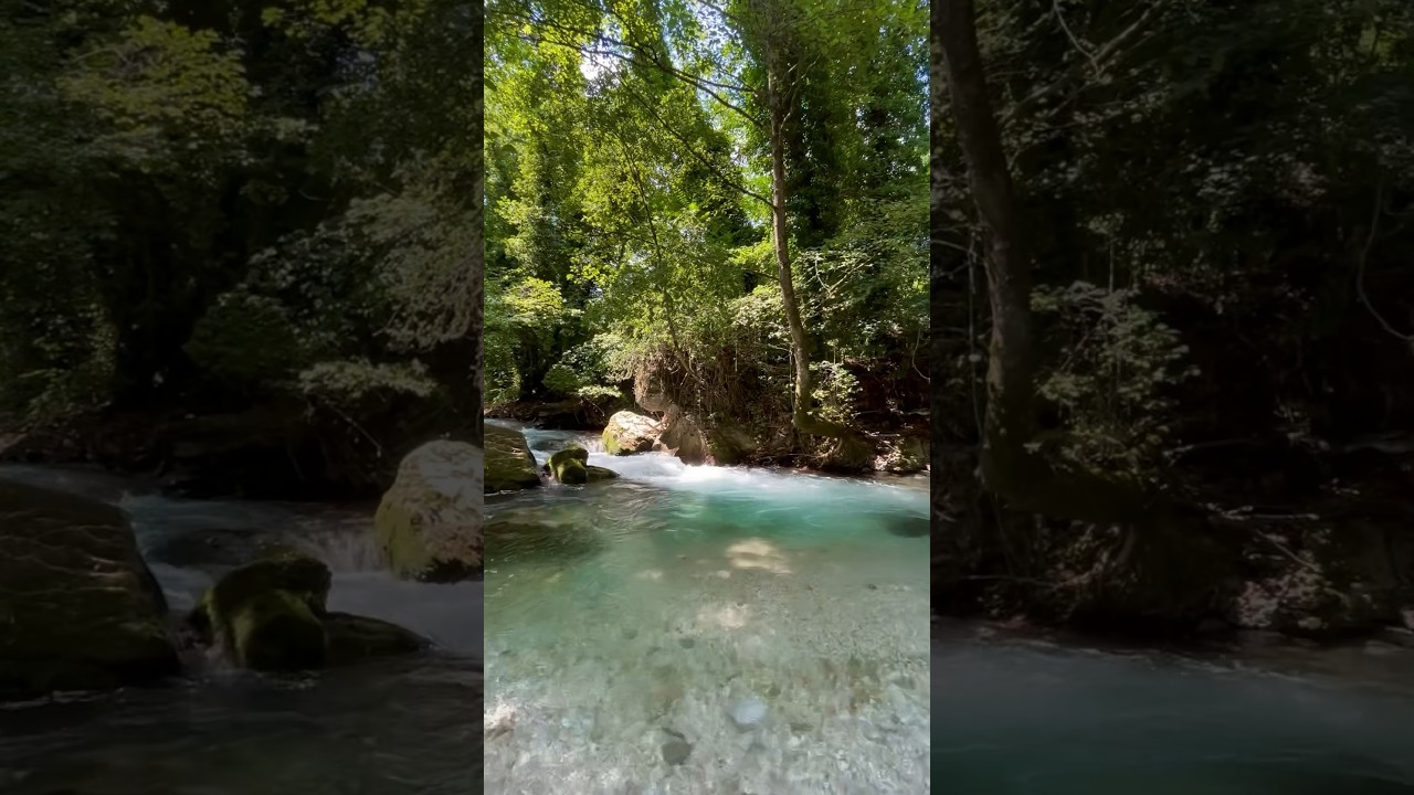 Fiume Tenna Italia 🇮🇹 #shortvideo #nature #travel #reels #naturewonders #italia #europe