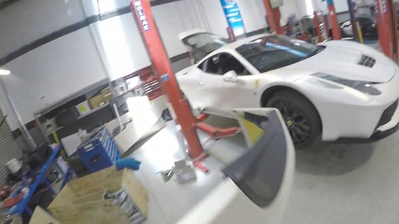 Ferrari 458 Italia gearbox replacement.