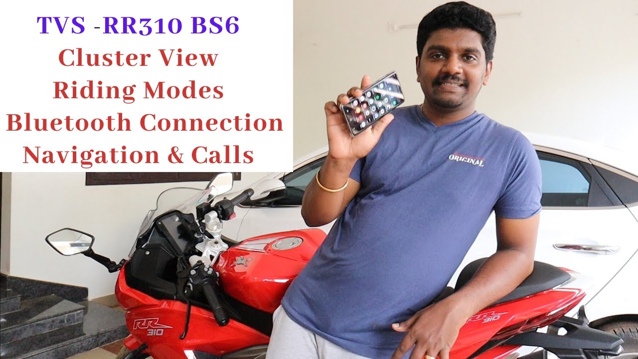 TVS RR310 BS6 Cluster Features | Navigation | Bluetooth Connection | Calls | AK Vlogs | Tamil