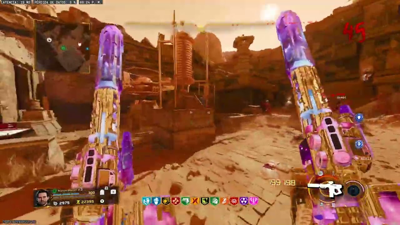 Buscando ronda 50 en Marte. Supervivencia. Parte 2. Black OPS 7 Zombies