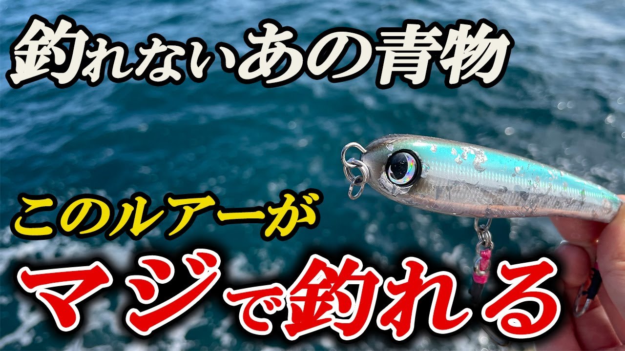 釣れない青物がいる時はコレを試して欲しい。食い渋りのヒラマサ・究極の美味すぎる青物が連発！【ララペン125F】
