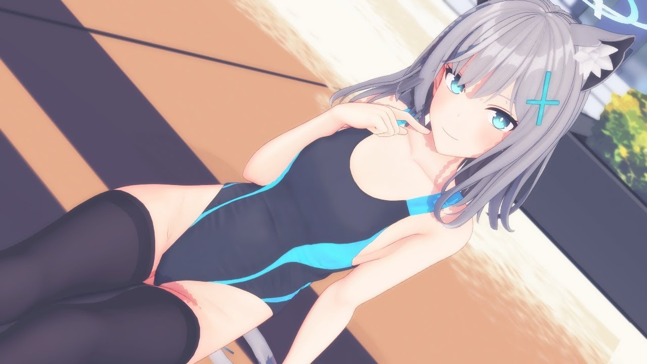 【MMDブルアカ】『Overdose』by シロコ(水着)【4K】