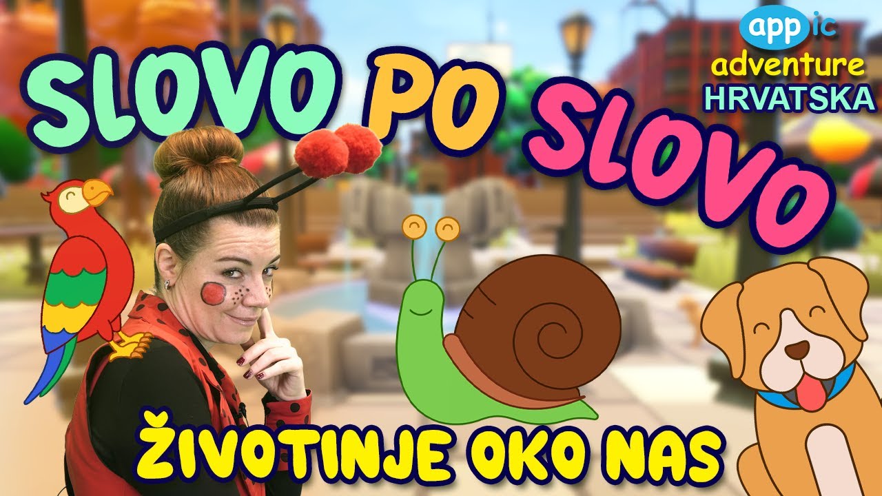 Slovo po slovo - Životinje oko nas | Učimo slova | Učimo pisanje i čitanje