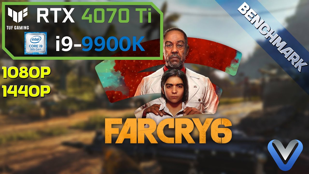 Far Cry 6 - Benchmark (1080p, 1440p) // RTX 4070 Ti + i9-9900K