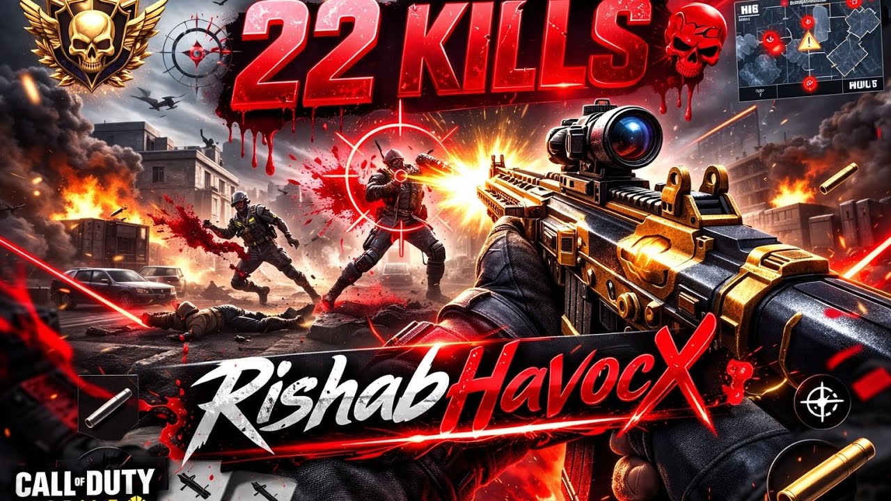 Best and New 22 kills in COD mobile gameplay 