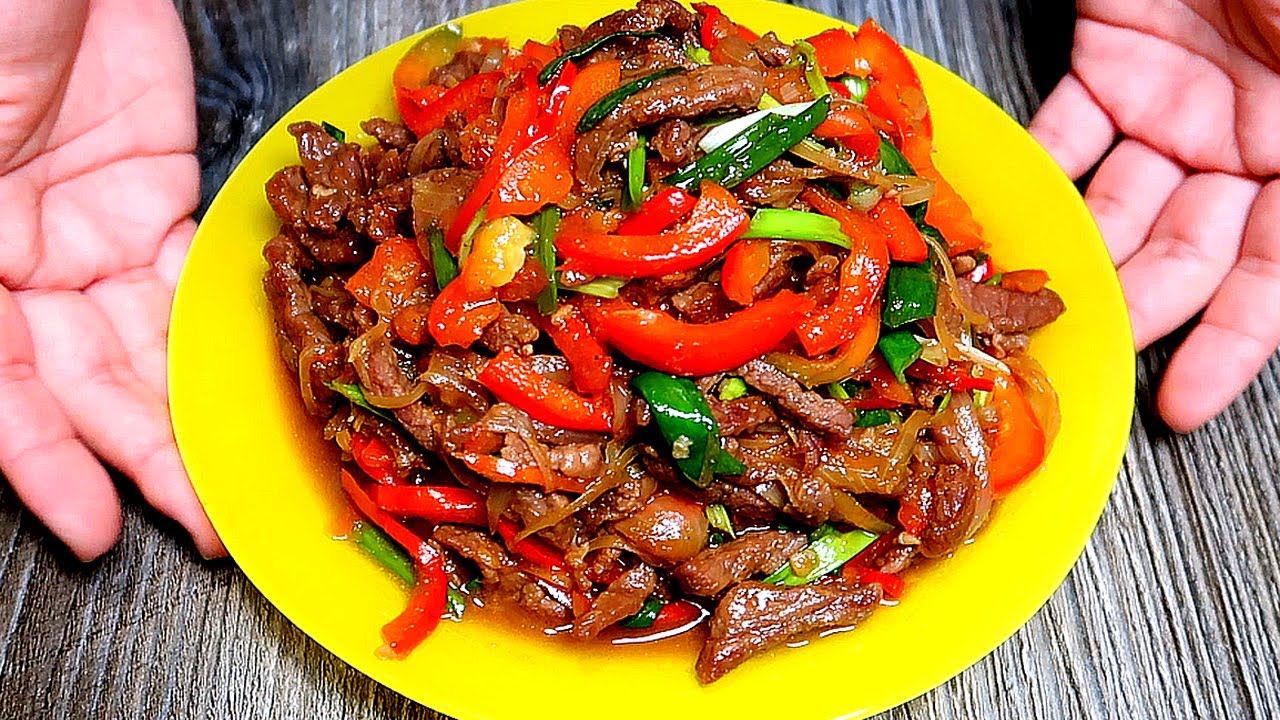 ЭТО ОЧЕНЬ ВКУСНО! Мясо ПО ТАЙСКИ. Любители азиатской кухни оценят!