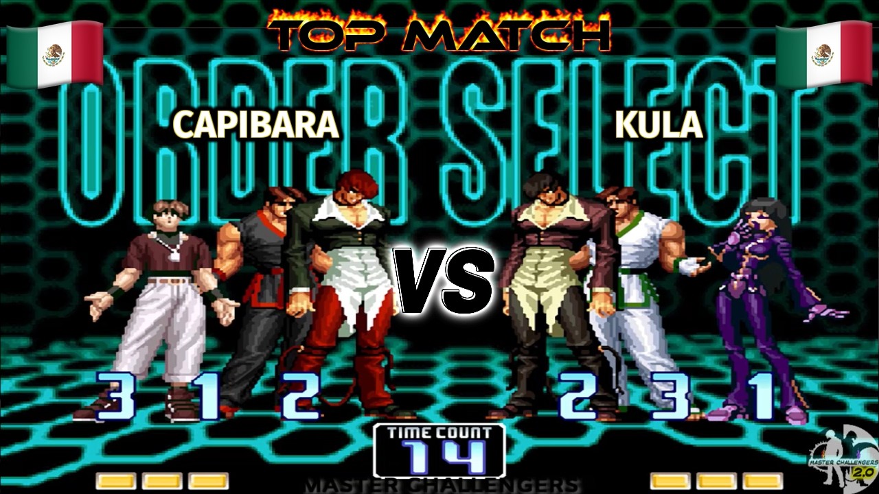 CAPIBARA vs KULA FT10 Top Match KOF 2002 ONLINE The King of Fighters
