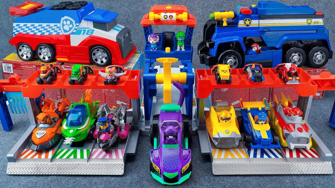 Paw Patrol MEGA Fleet Unboxing! 🐾🚓 Which Truck Is The Coolest? | Paw Patrol Unboxing ASMR #pawpatrol
