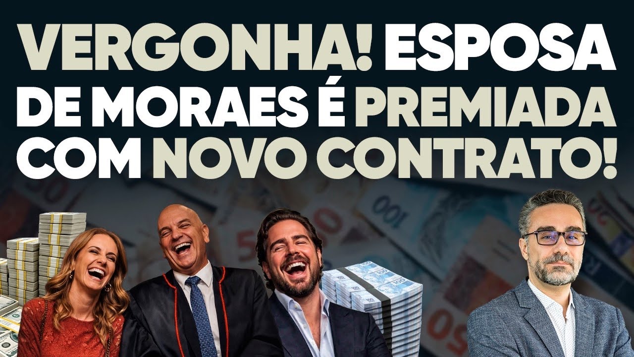 🚨 Vergonha! Esposa de Moraes é premiada com contrato de sócio de Vorcaro!