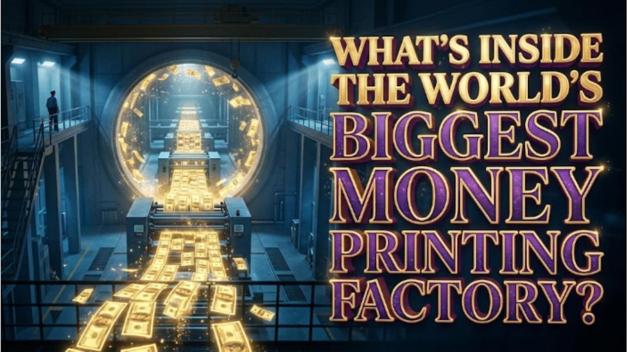 What's Inside the World's Biggest Money Printing Factory?