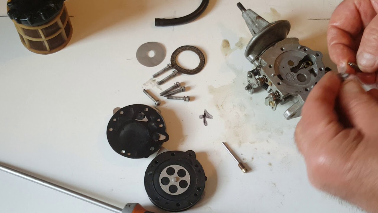 Comment démonter,réviser,changer kit de carburation  si nécessaire,sur un carburateur STIHL 08?