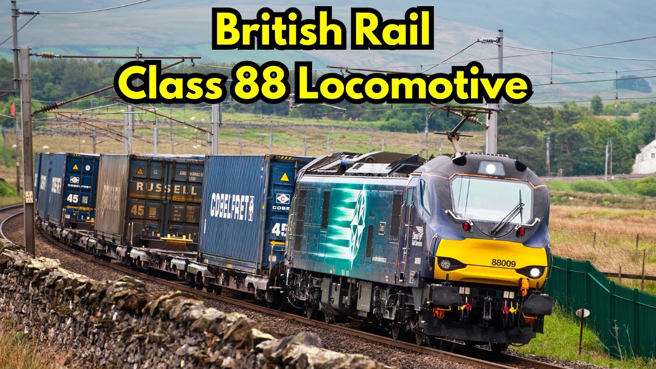 Class 88 Locomotive: Revolutionising UK Rail Transport #Class88, #locomotives #fyp #ukrailways