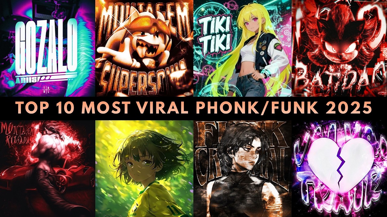TOP 10 MOST VIRAL PHONK/FUNK 2025 🎵