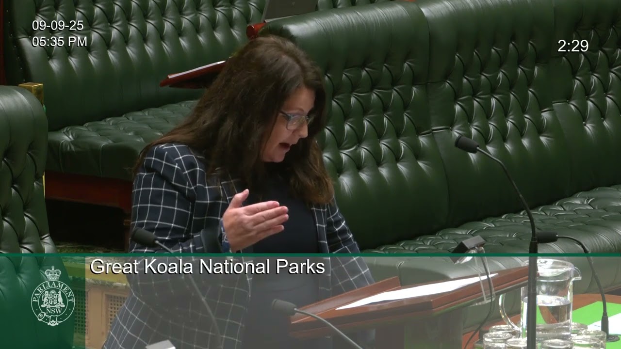 Tamara Smith MP: Protecting Koalas & Species in the Great Koala National Park