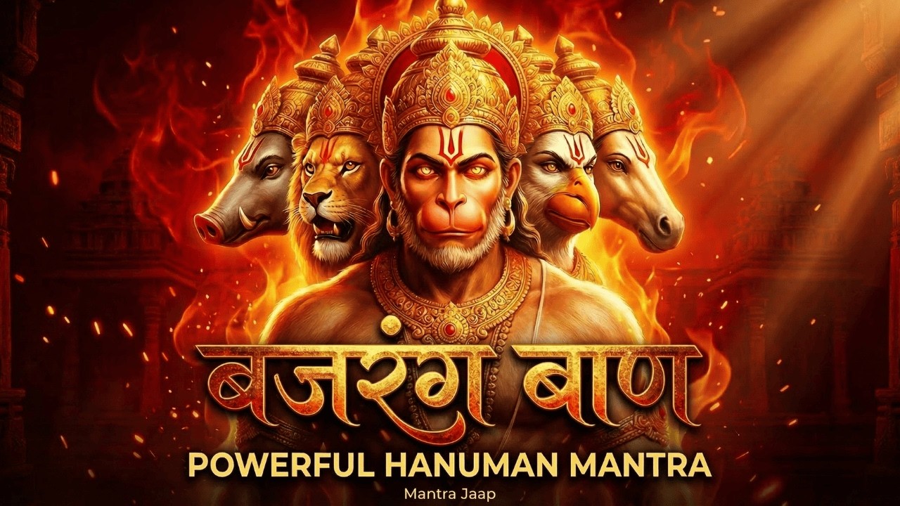 बजरंग बाण | Bajrang Baan Path | Powerful Hanuman Mantra | Mantra Jaap
