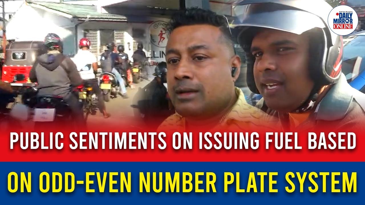 Public sentiments on issuing fuel based on odd-even number plate system
